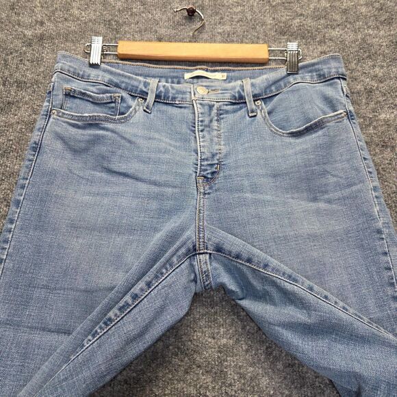 Levi's 315 Shaping Bootcut Jeans Womens 31 Light Wash Stretch Denim Minimalist - Picture 8 of 15